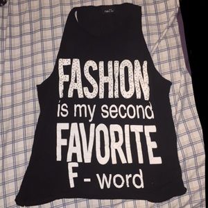 Fashion is my Second Favorite F-Word Crop Top